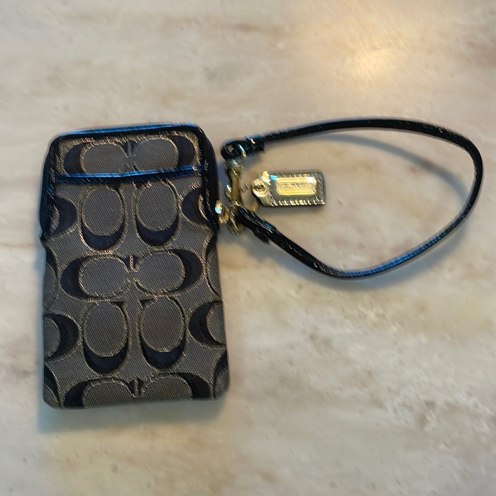 Coach wristlet wallet combo